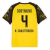 Borussia Dortmund Nico Schlotterbeck #4 Hjemmedrakt 2025-26 Kortermet Borussia Dortmund Nico Schlotterbeck #4 Hjemmedrakt 2025-26 Kortermet